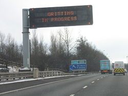 M5 Motorway, Gritting in Progress. Frankley Services - Geograph - 1147541.jpg