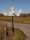 Woodlands- finger-post at the crossroads - Geograph - 1741197.jpg