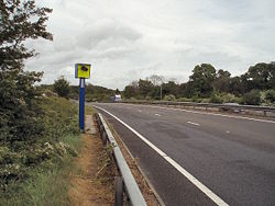 Speed camera on the A43 - Geograph - 430843.jpg