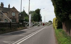 Crossing gates across the road - Geograph - 1431695.jpg