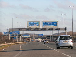 Junction 18A on the M5 northbound - Geograph - 1095108.jpg