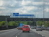 M40 Motorway, Heading West. Junction 3 - Geograph - 1281567.jpg